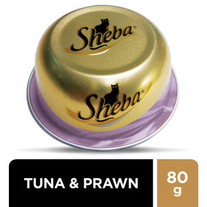 Sheba Dome Prime Cuts of Tuna Wet Cat Food Can