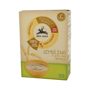Alce Nero Organic Instant Baby Durum Wheat Semolina  Meal (6 Months) Flavor Free