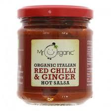 Organic Red Chilli & Ginger Hot Salsa