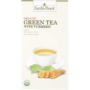 Earth's Finest Organic Green Tea With Turmeric