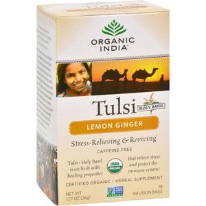 Tulsi Organic Lemon Ginger