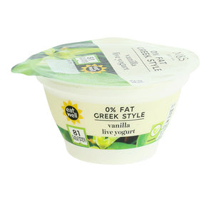 0% Fat Greek Style Vanilla Yogurt