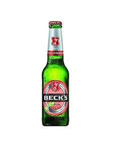 Becks Beverage Strawberry Bottle