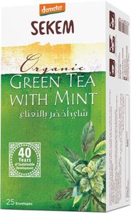 Demeter Sekem Tea Bag Green With Mint Organic