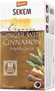 Demeter Sekem Tea Bag Cinnamon With Ginger Organic