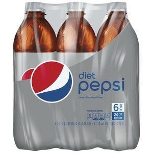 Pepsi Cola Carbonated Soft Drink Diet