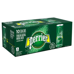 Perrier Sparkling Water Slim Can