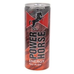 Power Horse Energy Drink Pomegranate Can