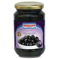 Americana Whole Olives Black