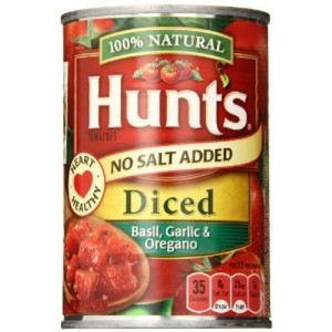 Hunts Diced Tomato Basil Garlic Oregano