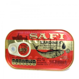 Safi Sardines In Vegetable Oil Spicy