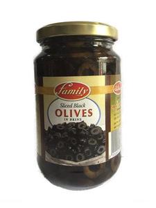 Family Sliced Olives Black