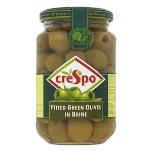 Crespo Pitted Grn Olives Jar