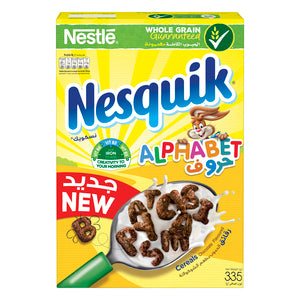 Nestle Nesquik Chocolate Alphabets Breakfast Cereal