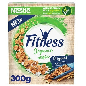 Nestle Fitness Organic Cereals made with Whole Grain Box