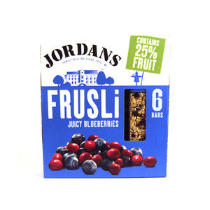 Jordan Bluberry Frusli Bar 6 X36 Gm