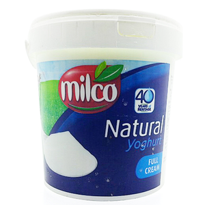 Milco Natural Full Cream Fresh Yoghurt