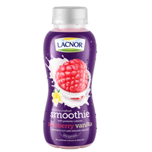 Lacnor Smoothie Raspberry Vanilla Drinking Yoghurt