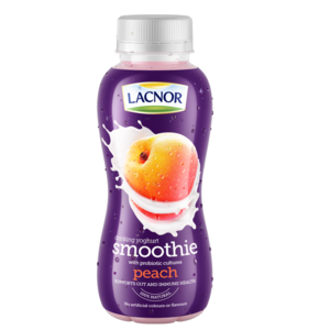 Lacnor Smoothie Peach Drinking Yoghurt
