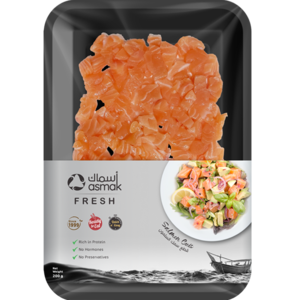 Asmak Salmon Salad Cubes