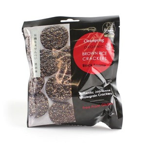 Hunters Brown Rice Crackers Gourmet Black Sesame