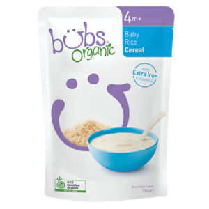 Organic Bubs Baby Rice Cereal