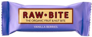 Rawbite Organic Bar Vanilla Berries