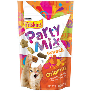 Purina Friskies Party Mix Cat Treats Original Crunch