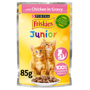 Purina Friskies Chicken Chunks in Gravy Wet Cat Food Pouch