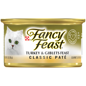 Purina Fancy Feast Classic Turkey & Giblets Wet Cat Food