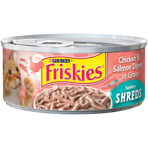 Purina Friskies Savory Shreds Chicken & Salmon Wet Cat Food