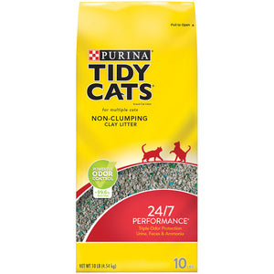 Purina Tidy Cats Non Clumping Cat Litter 24/7 Performance 10 Lb