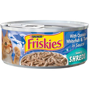 Purina Friskies Savory Shreds Whitefish & Sardines Wet Cat Food