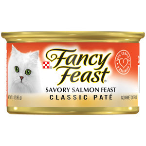 Purina Fancy Feast Classic Savory Salmon Wet Cat Food