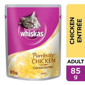 Whiskas Purrfectly Chicken Entree Wet Cat Food Pouch