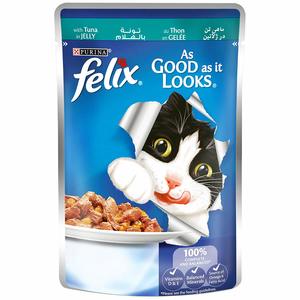 Purina Felix Cat Food Tuna Pouch