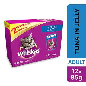 Whiskas In Jelly with Tuna Wet Cat Food Pouch Multipack