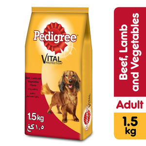 Pedigree Small Breed Beef Lamb & Vegetables Dry Dog Food Adult