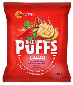 Sunwhite Rice Puffs Chives