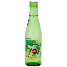 7 Up Glass Bottle