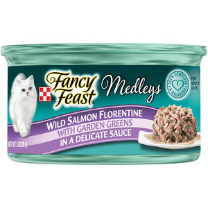Purina Fancy Feast Medleys Wild Salmon Florentine Wet Cat Food