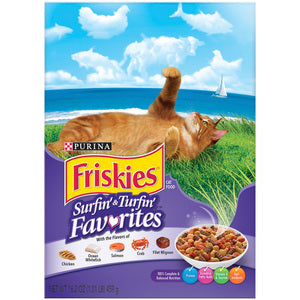 Purina Friskies Surfin' & Turfin' Favourites Cat Dry Food