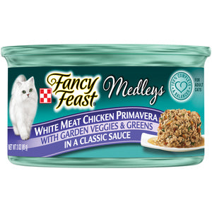 Purina Fancy Feast Medleys White Meat Chicken Primavera Wet Cat Food