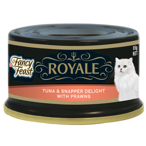 Purina Fancy Feast Royale Tuna & Snapper Delight With Prawn Wet Cat Food