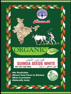 Peacock Organic Quinoa Seeds White