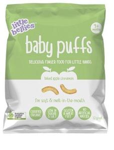 Little Bellies Organic Apple Cinnamon Baby Puffs