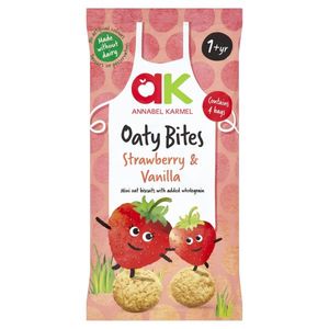 Annabel Karmel Organic Oaty Bites Strawberry & Vanilla