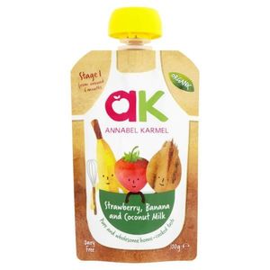 Annabel Karmel Organic Strawberry, Banana And Coconut Milk Pouch