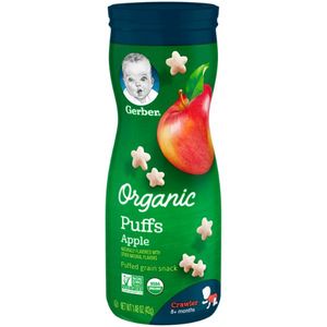 Gerber Puffs Organic Apple Cereal Snack