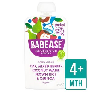 Babease Organic Pear Mixed Berries & Coconut Water